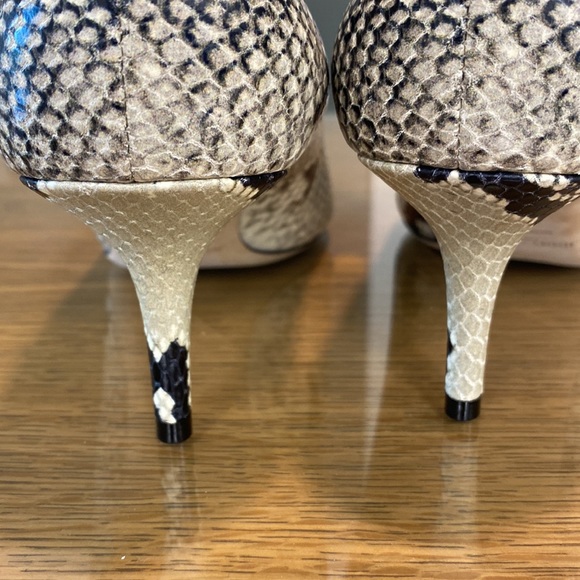 Jimmy Choo Snakeskin Print Heels - Picture 7 of 8